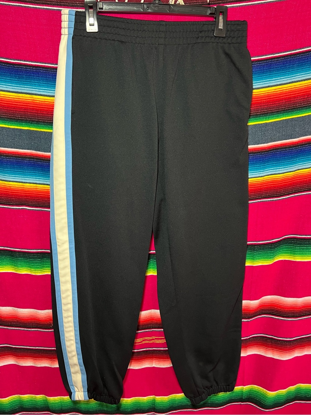 Noon Goons Black Track Pants Black/White/Blue Size XL